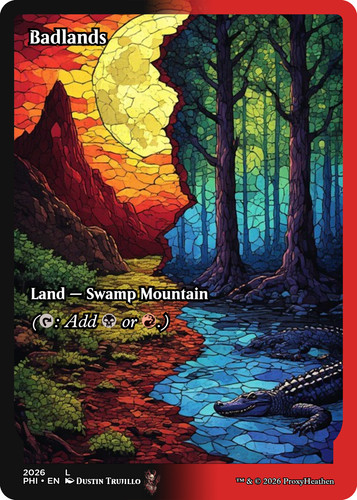 Magic stained glass dual - stained,
